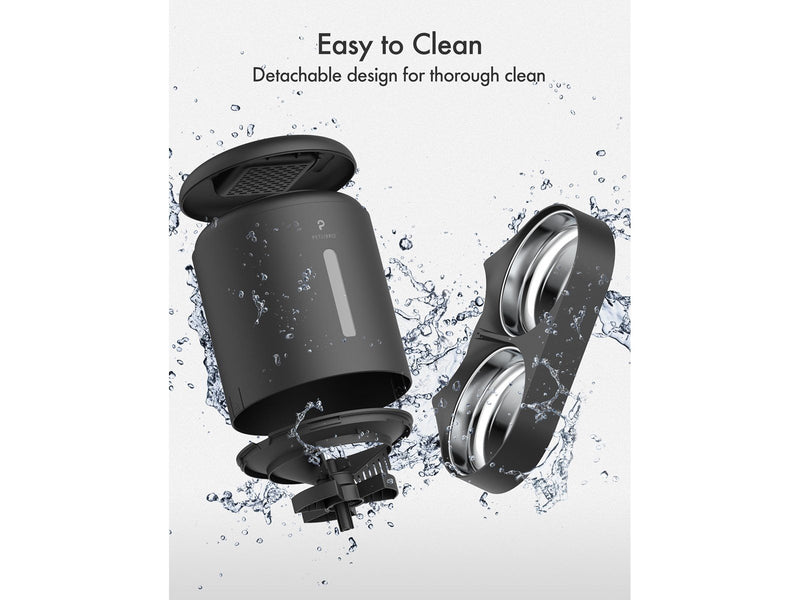 Pet Libro GRANARY DUAL FOOD TRAY 5L BLACK-UK&EU ADAPTER