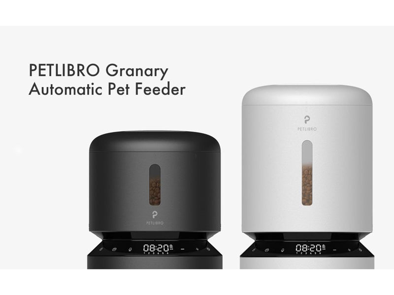 Pet Libro GRANARY DUAL FOOD TRAY 5L BLACK-UK&EU ADAPTER