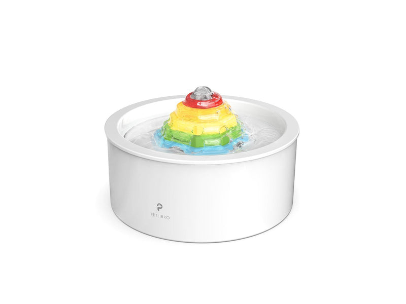 Pet Libro RAINBOW WATER FOUNTAIN-UK&EU ADAPTER