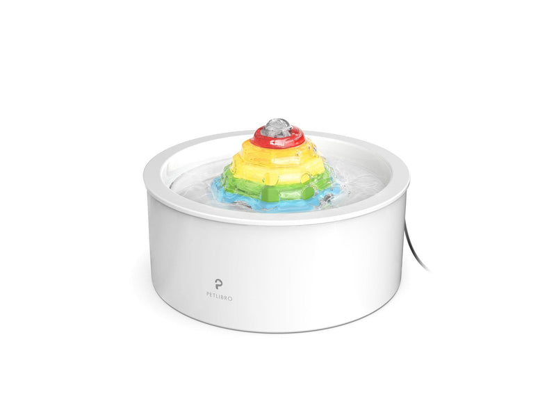 Pet Libro RAINBOW WATER FOUNTAIN-UK&EU ADAPTER
