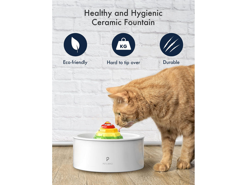 Pet Libro RAINBOW WATER FOUNTAIN-UK&EU ADAPTER