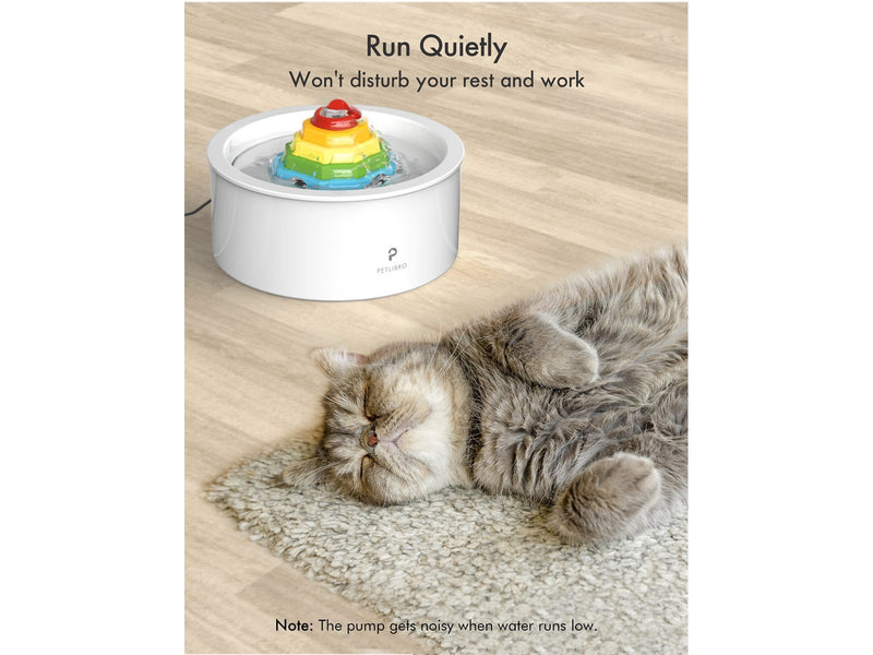 Pet Libro RAINBOW WATER FOUNTAIN-UK&EU ADAPTER