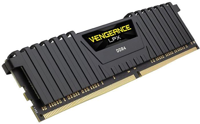 Corsair Vengeance LPX schwarz DIMM Kit 16GB, DDR4-3000, CL15-17-17-35