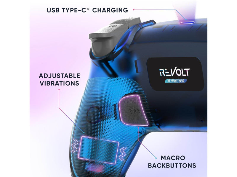 Oniverse Revolt - Neptune Blue - Wireless Controller - Sony PlayStation 4