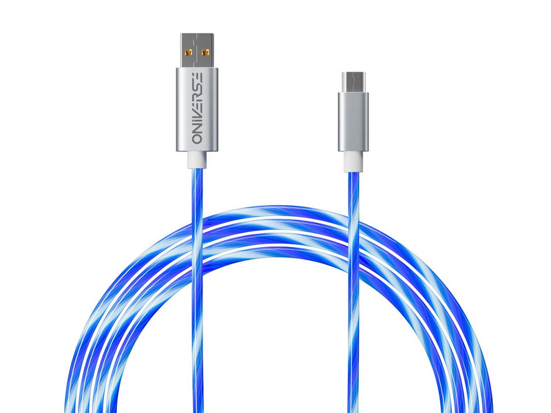 Oniverse MICRO USB CHARGE CABLE WITH LED 2 METERS - Wired