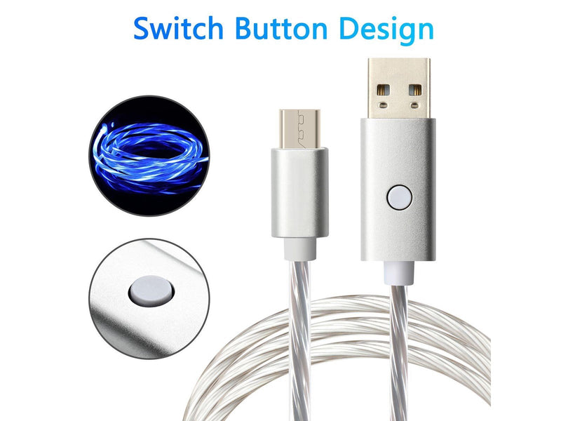 Oniverse MICRO USB CHARGE CABLE WITH LED 2 METERS - Wired