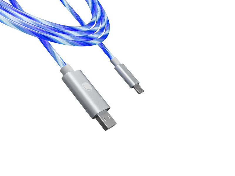 Oniverse MICRO USB CHARGE CABLE WITH LED 2 METERS - Wired
