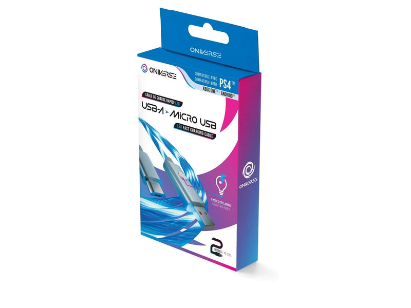 Oniverse MICRO USB CHARGE CABLE WITH LED 2 METERS - Wired