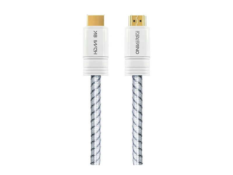 Oniverse 8K HDMI CABLE - WHITE - Wired