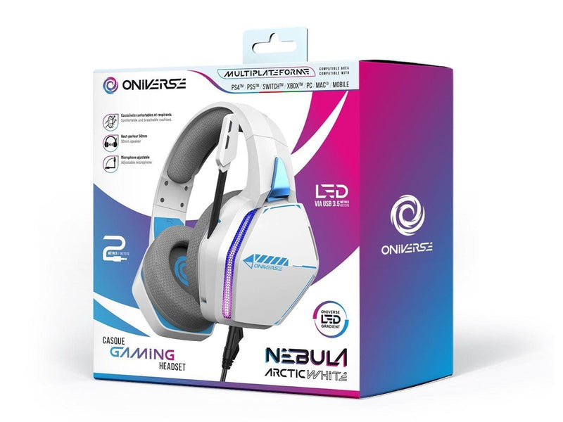 Oniverse NEBULA - ARCTIC WHITE - Wired Headset - Sony PlayStation 4