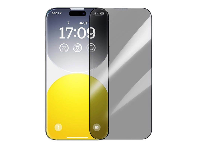 Baseus Privacy Protection Tempered Glass  Sapphire iPhone 15