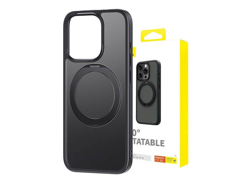 Baseus Magnetic Phone Case for iPhone 15  CyberLoop Series (Black)