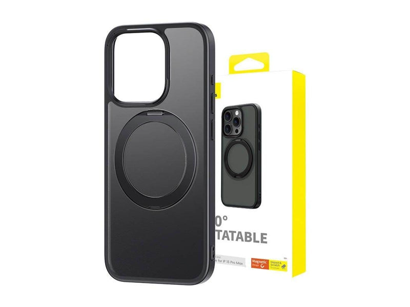 Baseus Magnetic Phone Case for iPhone 15 ProMax  CyberLoop Series (Black)