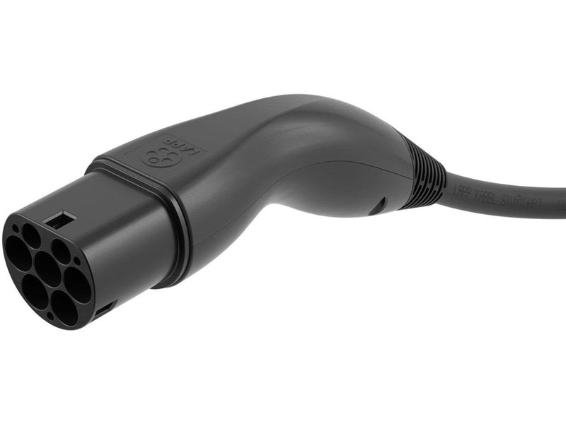 LAPP Type 2 Charging Cable, up to 22 kW, 5 m, black