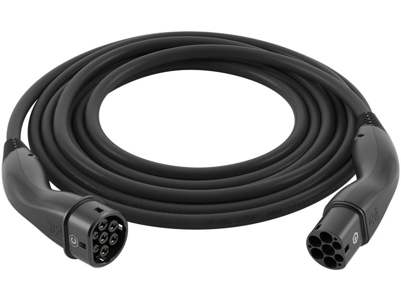 LAPP Type 2 Charging Cable, up to 11 kW, 5 m, black
