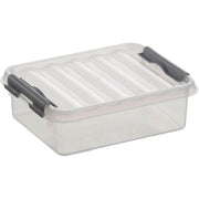 sunware Q-line Aufbewahrungsbox 1,0 l 20,0 x 15,0 x 6,0 cm - transparent
