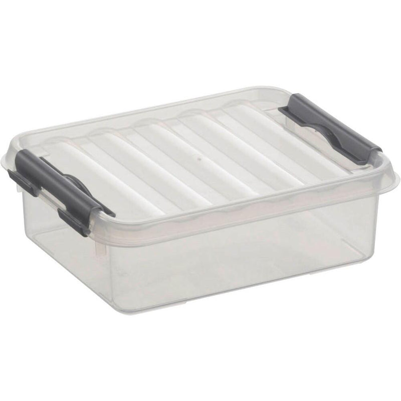 sunware Q-line Aufbewahrungsbox 1,0 l 20,0 x 15,0 x 6,0 cm - transparent