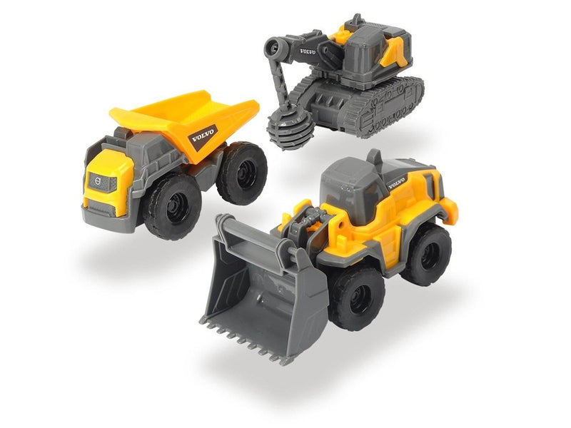 Dickie Volvo Micro Work Vehicles 3pcs.