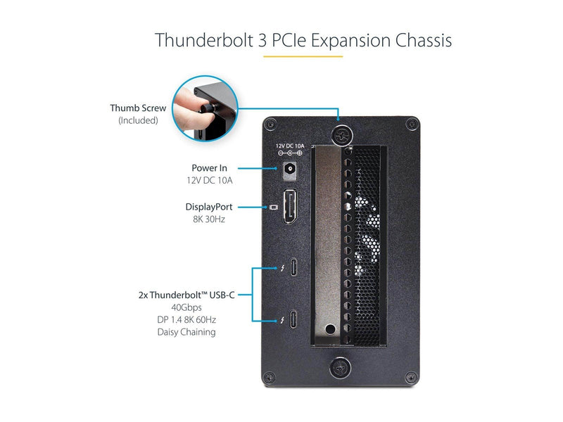 StarTech.com 2TBT3-PCIE-ENCLOSURE