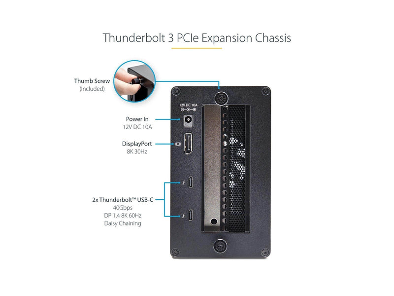 StarTech.com 2TBT3-PCIE-ENCLOSURE