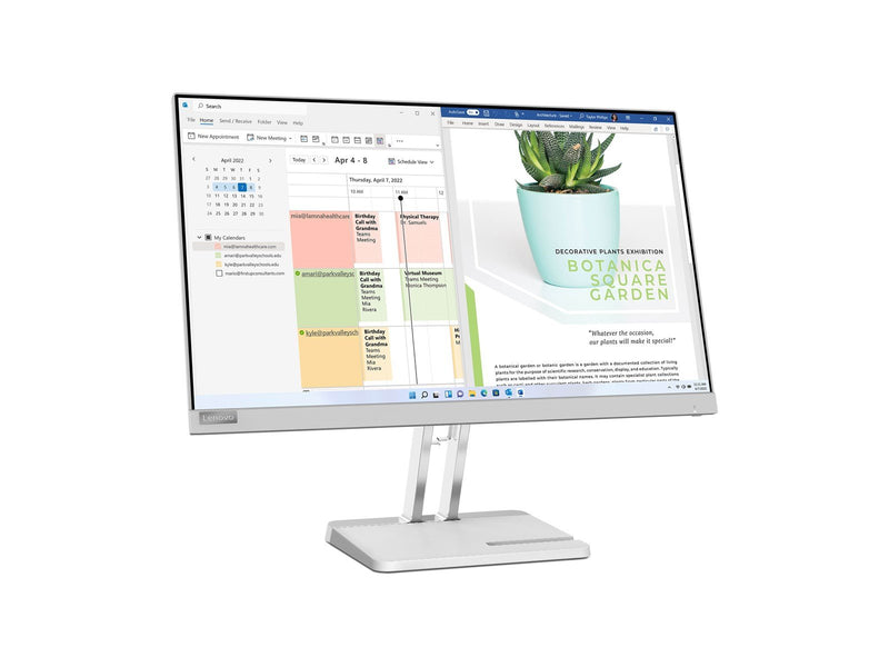 24" Lenovo L24e-40 - 1920x1080 - 100Hz - VA - VGA / HDMI