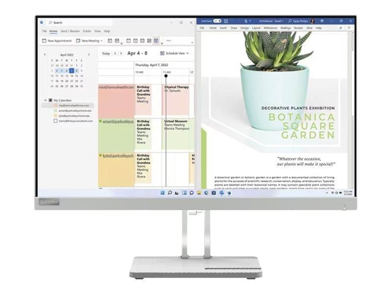 24" Lenovo L24e-40 - 1920x1080 - 100Hz - VA - VGA / HDMI
