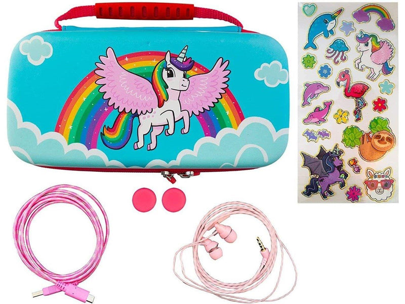 iMP TECH Over the Rainbow Unicorn 7-in-1 - Miscellaneous Bag - Nintendo Switch