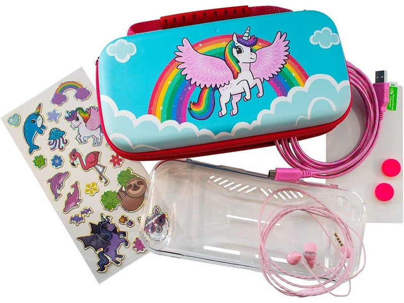 iMP TECH Over the Rainbow Unicorn 7-in-1 - Miscellaneous Bag - Nintendo Switch