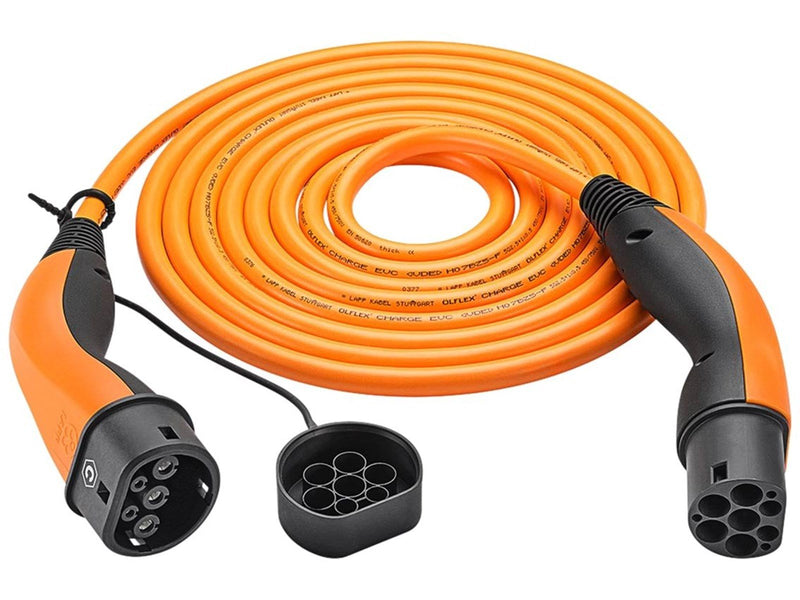 LAPP Type 2 HELIX Convenience Charging Cable up to 7.4 kW 5 m orange