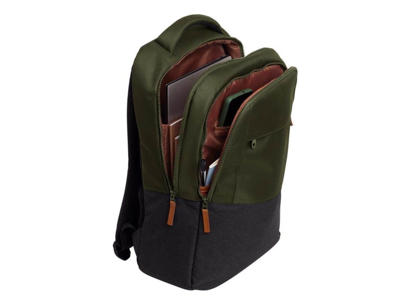 Trust Lisboa - notebook carrying backpack - topload durable - green