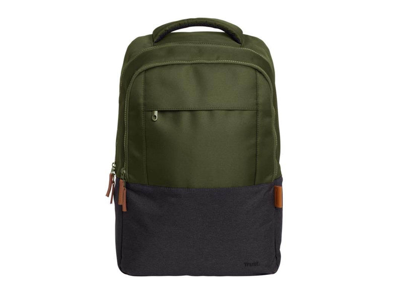 Trust Lisboa - notebook carrying backpack - topload durable - green