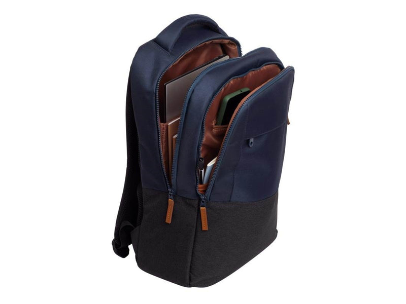 Trust Lisboa - notebook carrying backpack - topload durable - blue