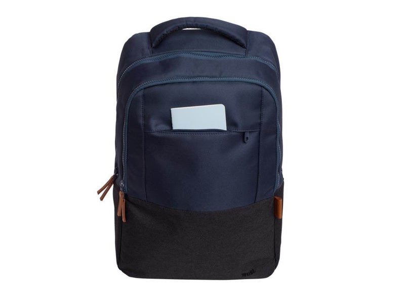 Trust Lisboa - notebook carrying backpack - topload durable - blue