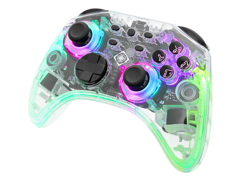 Deltaco Transparent RGB - Wireless Controller - Android