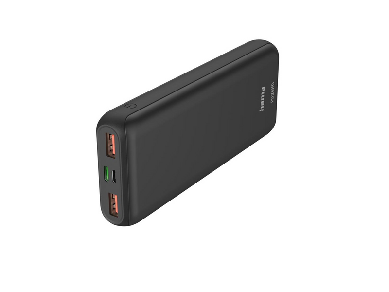 Hama PD20-HD Powerbank (Akku) - schwarz - 20000 mAh