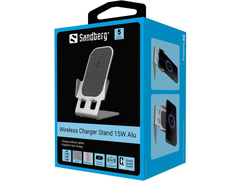 Sandberg 15W Wireless Charger Stand