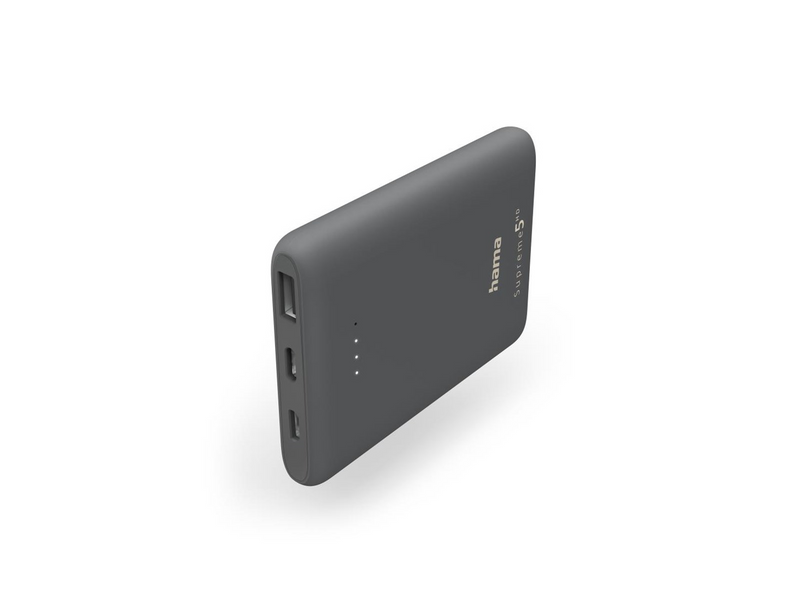 Hama Supreme 5HD Powerbank (Akku) - schwarz - 5000 mAh