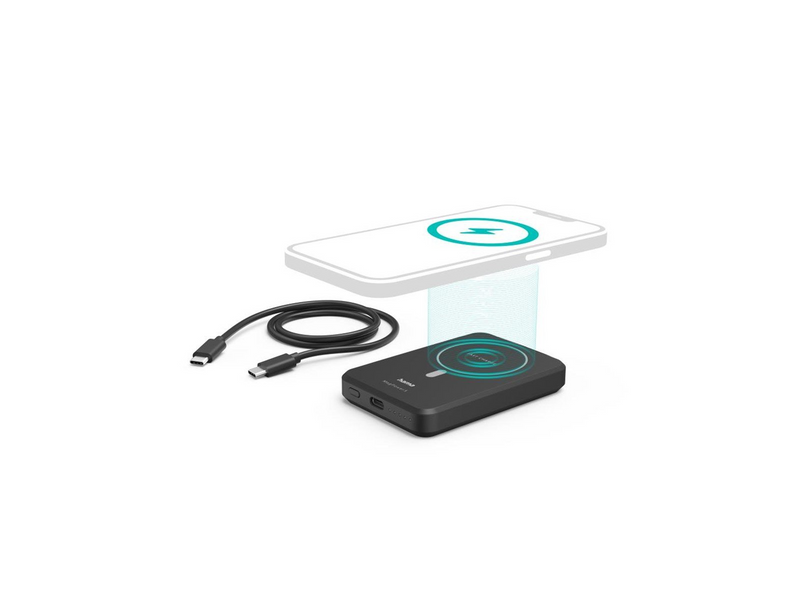 Hama MagPower5 Powerbank (Akku) - schwarz - 5000 mAh