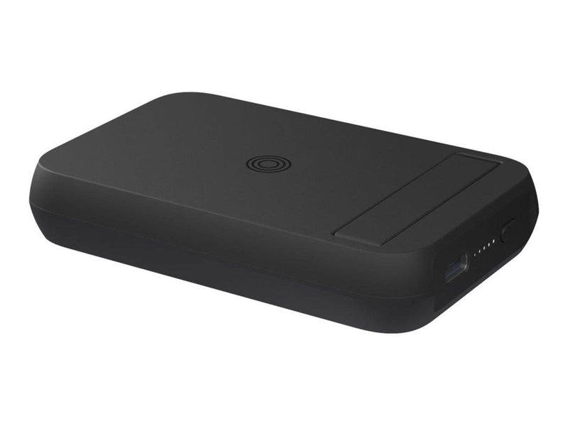 ZENS Magnet 4000 mAh Wireless Powerbank Kickstand and Qi RX Powerbank (Akku) - schwarz - 4000 mAh