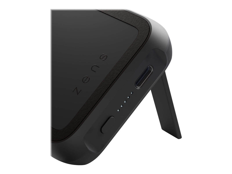 ZENS Magnet 10000 mAh Wireless Powerbank with Kickstand Powerbank (Akku) - schwarz - 10000 mAh