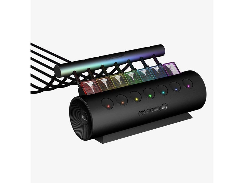 Streamplify HUB CTRL 7 USB-Hubs - USB 3.0 - 7 - Schwarz