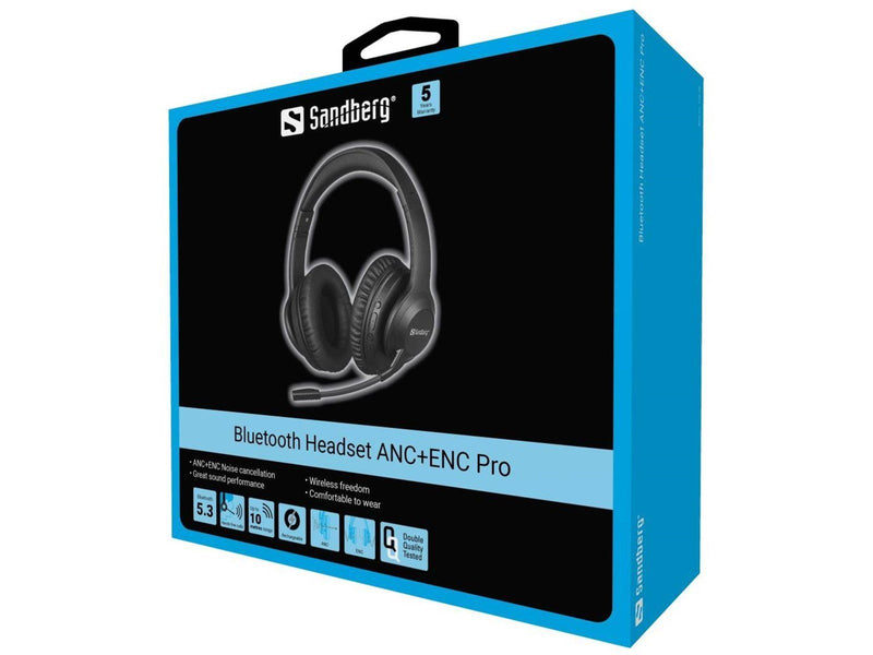 Sandberg Bluetooth Headset ANC+ENC Pro