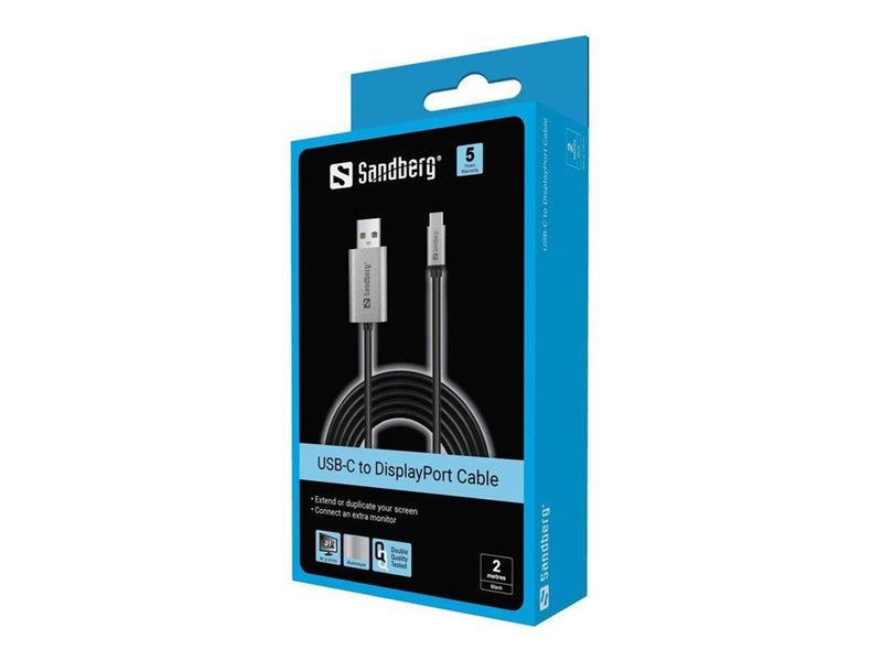 Sandberg USB-C to DisplayPort Cable - 2m