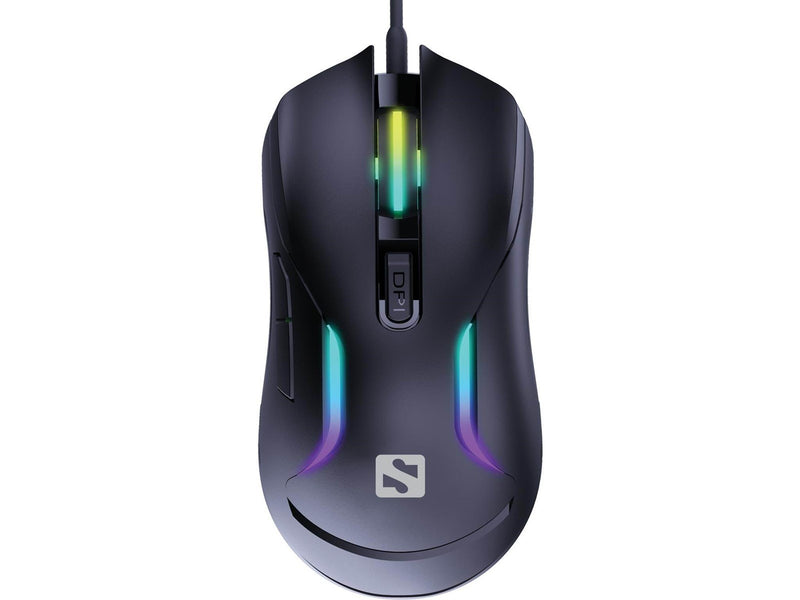 Sandberg LightFlow 6D - Gaming Maus (Schwarz)