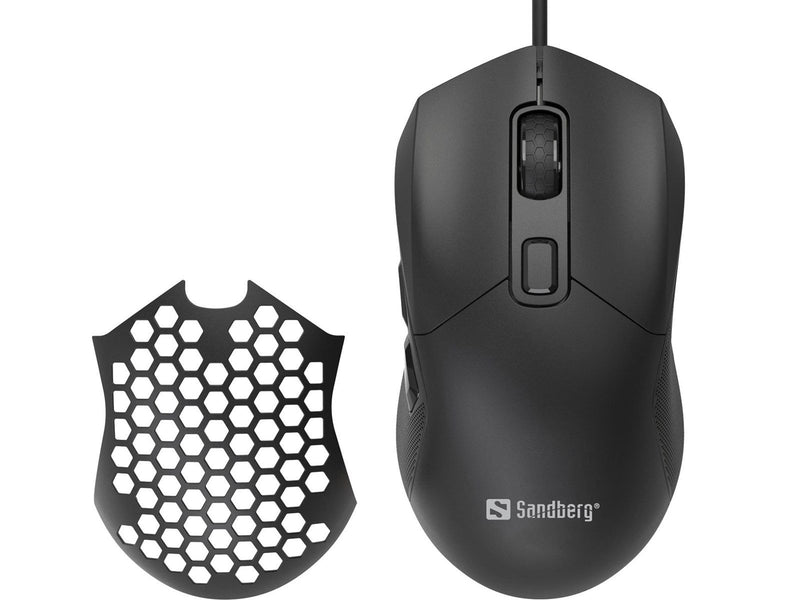 Sandberg FlexCover 6D - Gaming Maus (Schwarz)