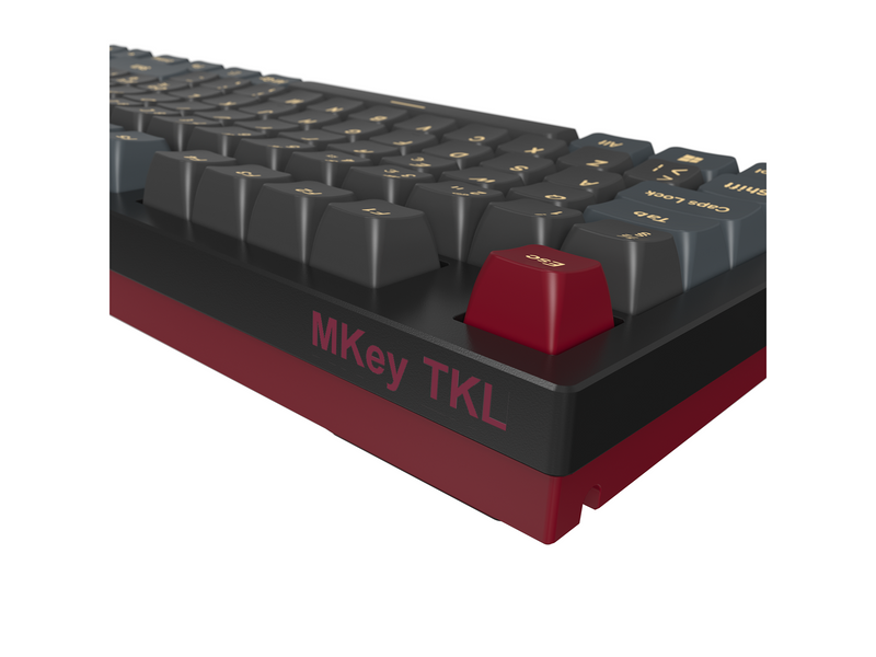 Montech MKey TKL Darkness - Gateron G Pro 2.0 Brown - Gaming Tastaturen - ohne Numpad - Nordisch - Schwarz