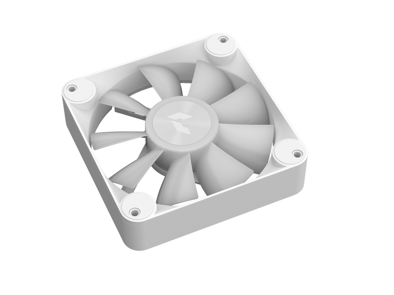 APNX FP1-120 - White - Gehäuselüfter - 120mm - Weiß mit RGB-Beleuchtung - 33 dBA