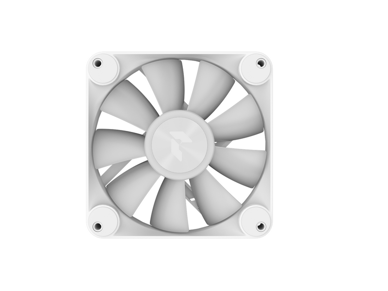 APNX FP1-120 - White - Gehäuselüfter - 120mm - Weiß mit RGB-Beleuchtung - 33 dBA
