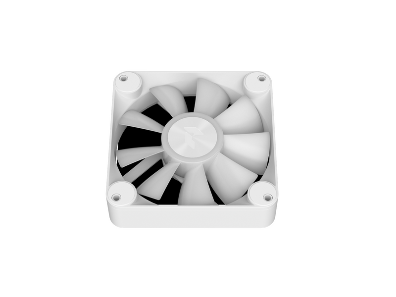 APNX FP1-120 - White - Gehäuselüfter - 120mm - Weiß mit RGB-Beleuchtung - 33 dBA