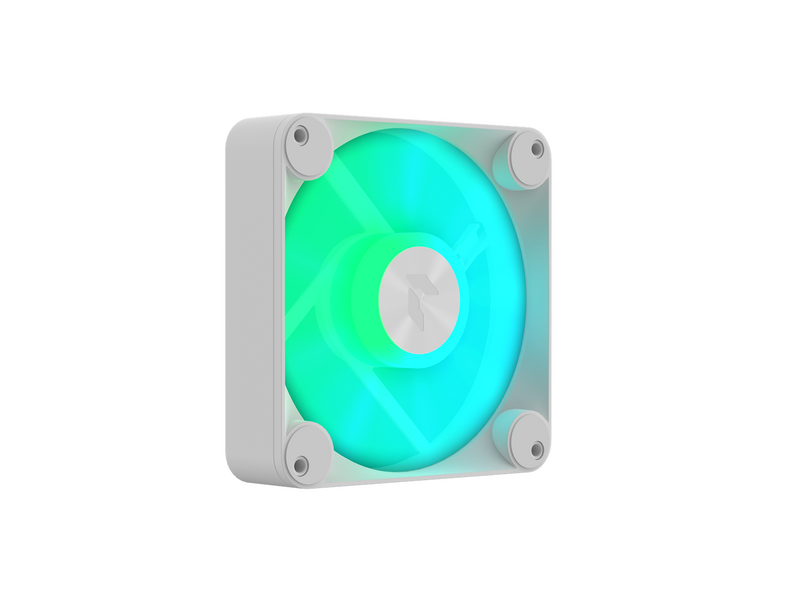 APNX FP1-120 - White - Gehäuselüfter - 120mm - Weiß mit RGB-Beleuchtung - 33 dBA